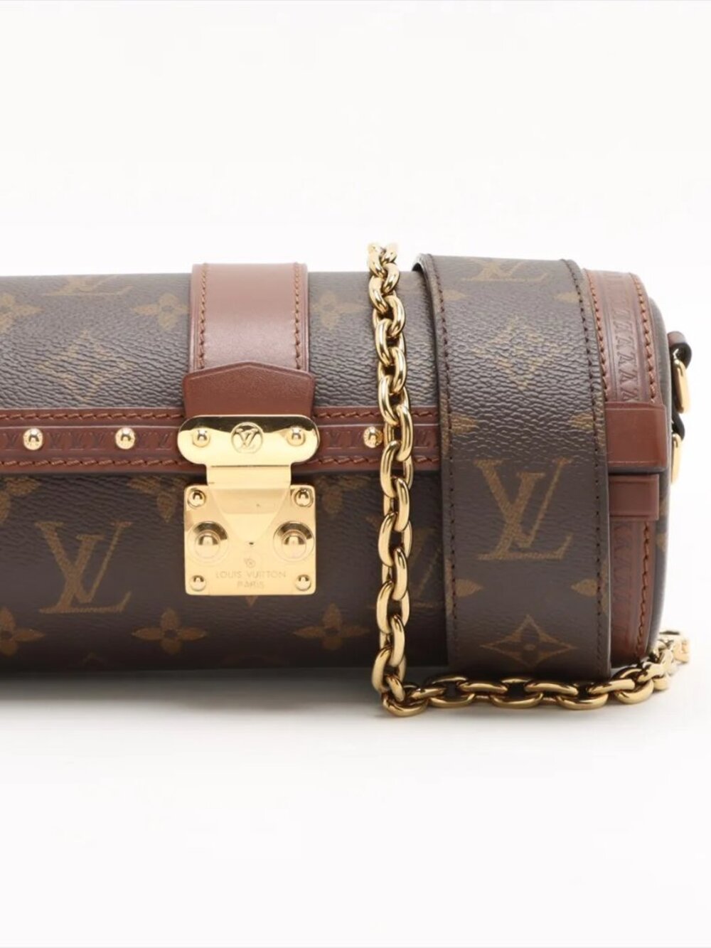 Louis Vuitton Monogram Papillon Trunk M57835 Brown Crossbody Shoulder Bag